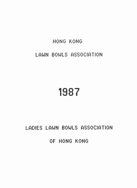 HKLBA 1987 Year Book